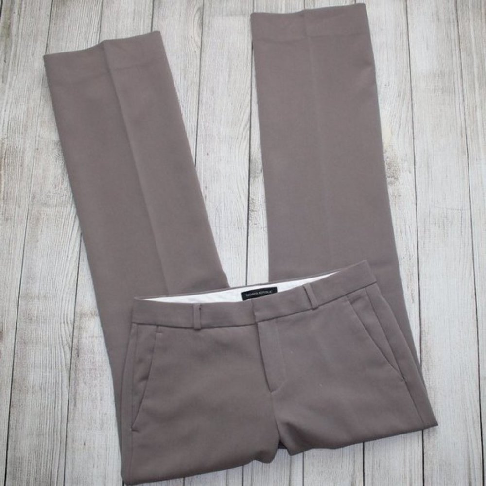 BANANA REPUBLIC Size 4 Dress Pants LOGAN Brown